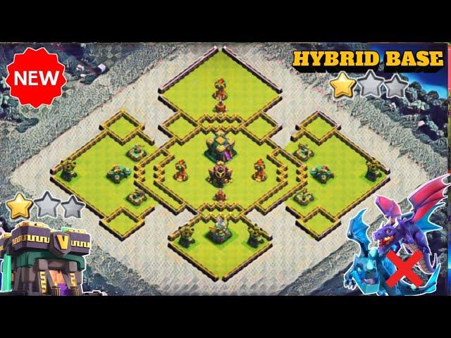 TOP 10 UNBEATEN  TH14 HYBRID BASE + REPLAY || TH14 HYBRID BASE ANTI 2 STAR WITH LINK || TH14 BASE