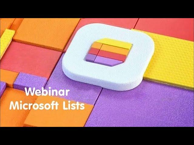 Webinar Microsoft Lists