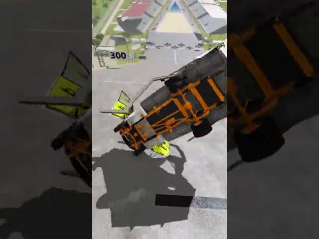 High Impact #asmr #satisfying #beamng #beamngdrive #beamngcrash