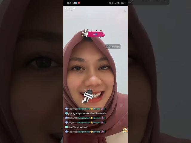 BIGO LIVE - BUNDA JILBAB HALU SAMPE LIVE EKSKLUSIF