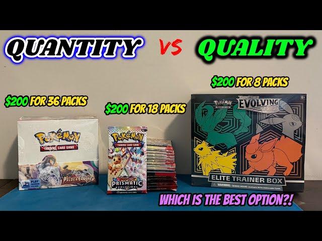 I opened $600 in POKEMON PACKS to see if QUALITY or QUANTITY has BETTER VALUE!! + GIVEAWAY!!