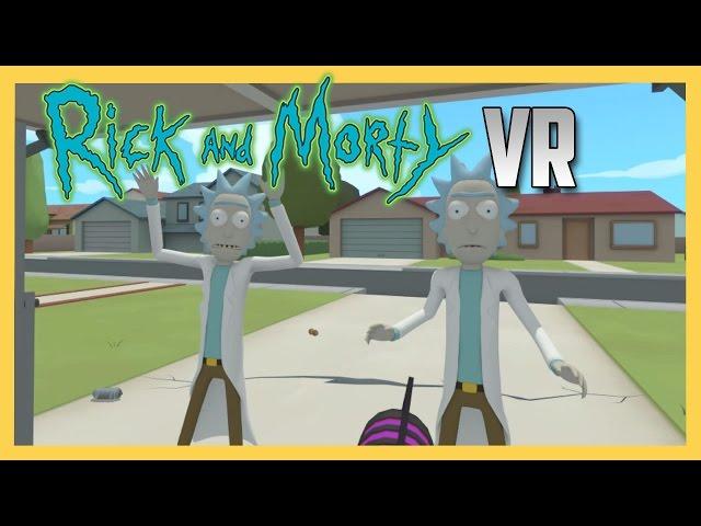 Rick and Morty VR - Virtual Rick-Ality (Full Play Through - Room Scale Vive) | Swiftor