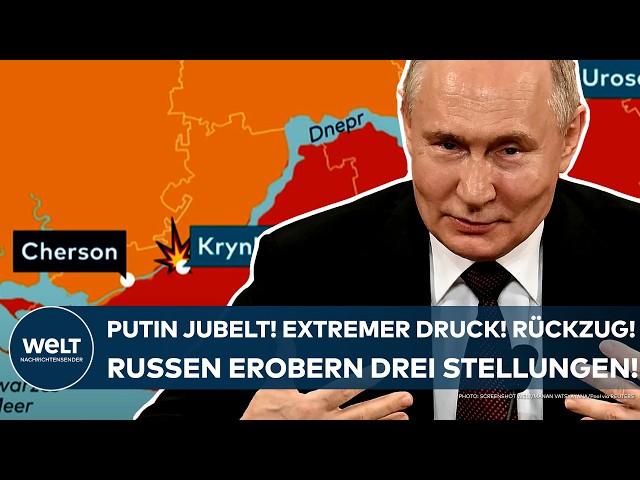 UKRAINE-KRIEG: Putin jubelt! Extremer Druck! Rückzug! Jetzt erobern Russen drei wichtige Stellungen!