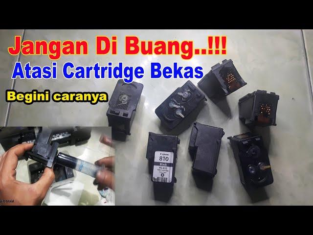 Cara Memperbaiki Cartridge Rusak ~ Tinta Mampet Dan Kering