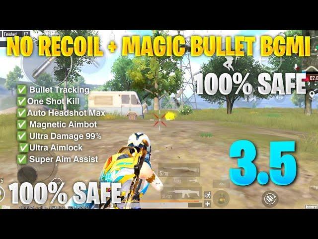 BGMI 3.5 MAGIC BULLET CONFIG | BGMI AUTO HEADSHOT CONFIG 3.5 |  AIMBOT OBB BGMI,PUBG 3.5