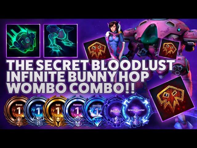 Dva Bunny Hop - THE SECRET BLOODLUST INFINITE BUNNY HOP WOMBO COMBO!! - Bronze 2 Grandmaster S2 2022