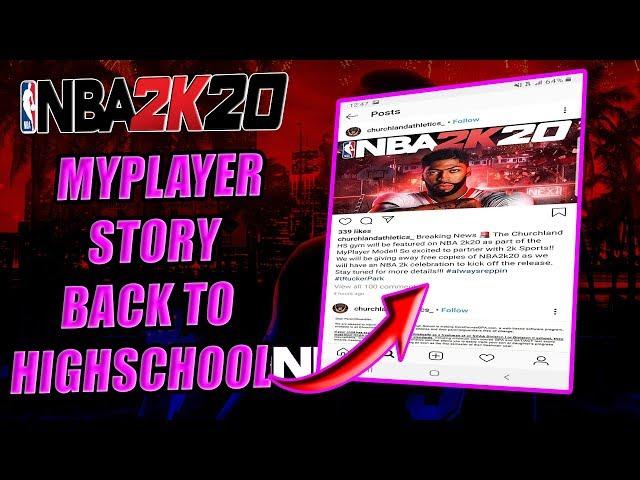 NBA 2K20 NEWS - NBA 2K20 MyPlayer Story Mode going through HIGH SCHOOL & COLLEGE!