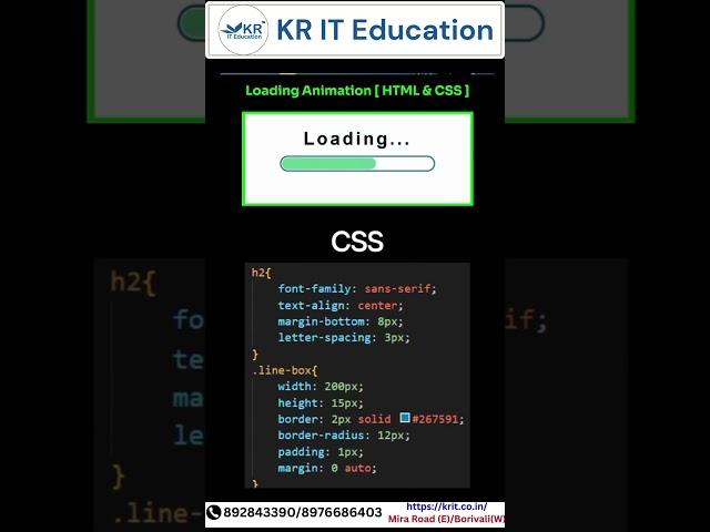 CSS Loading Effects: Create Stunning Animations #shorts #instagram #python #css