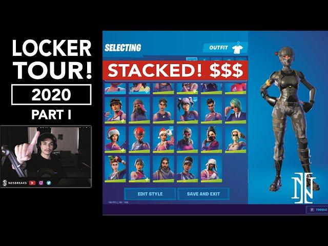 FORTNITE LOCKER TOUR 2020 | Part 1