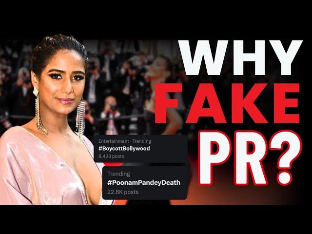 Why Poonam Pandey Faked her Death l Poonam Pandey Death