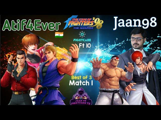 Kof98  atif4ever  jaan98 Ft10 Best of 3 series match 1