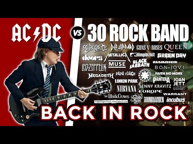 AC/DC Back in Black Vs 30 Rock Band (Bruxxx Mashup #30)