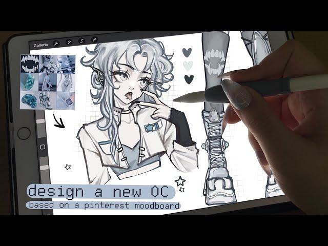 draw with me  full procreate process [real time + chill music]