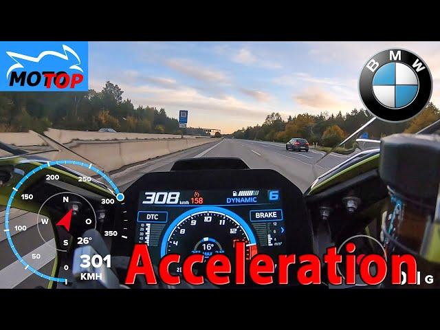 BMW M1000RR (2022) - ACCELERATION - GPS measured