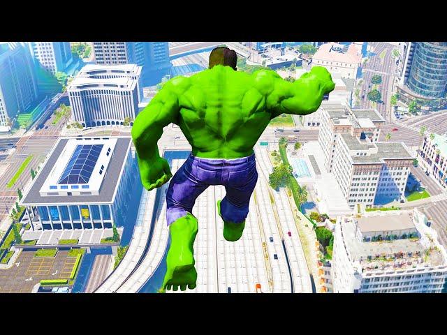 HULK Falling off Highest - GTA 5 MODS