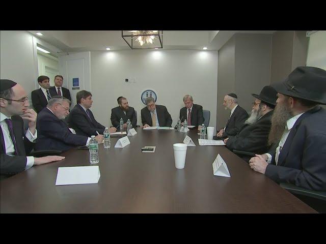 AG Barr Meets With Brooklyn's Jewish Leaders