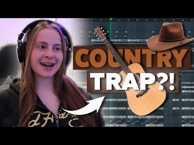 Making a COUNTRY TRAP Type Beat!