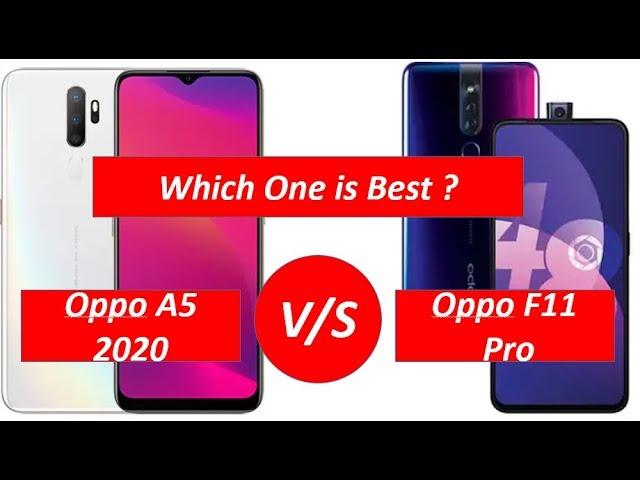 OPPO A5 2020 VS OPPO F11 PRO || Comparison || By Mobile Comparison Master