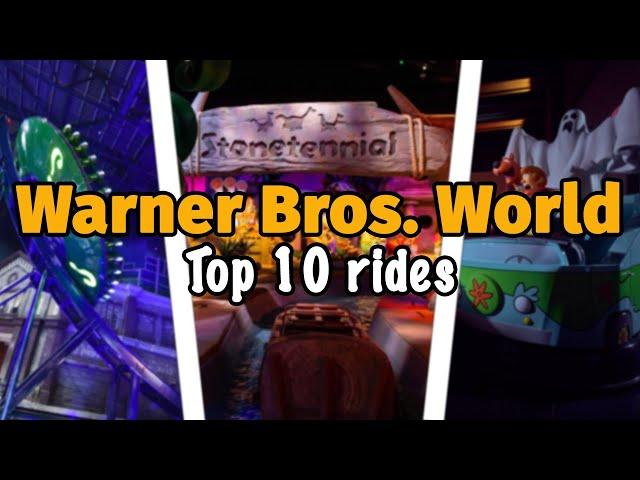 Top 10 rides at Warner Bros. World - Abu Dhabi Dubai  | 2022