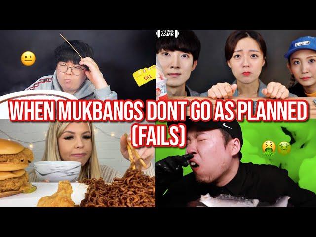 when mukbangs don't go as PLANNED (fails)