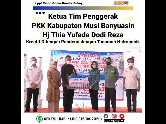 CSR Bank Sumsel Babel Cabang Sekayu Dukung Program TP PKK Muba