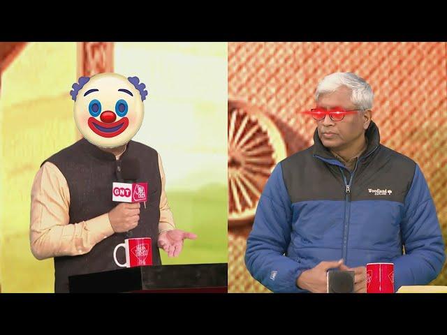 Ashutosh grilled Sudhanshu trivedi on RSS  |  The Mulk