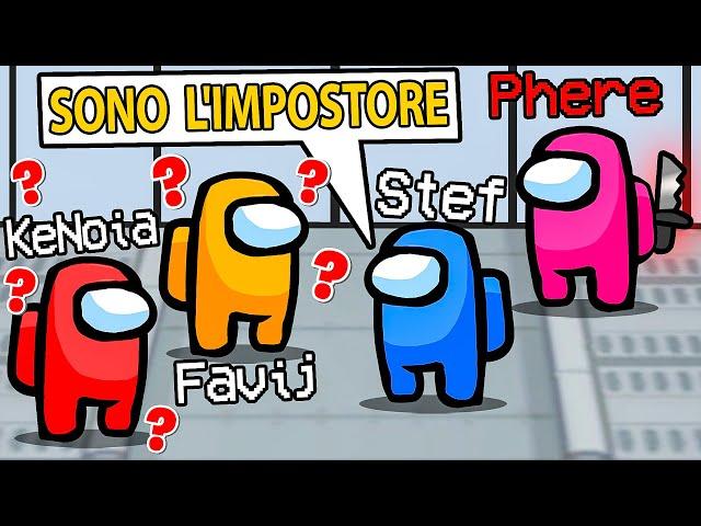 MI FINGO IMPOSTORE PER COPRIRE LA MIA RAGAZZA! - AMONG US