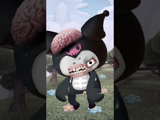 Kurozombie #animation #анимация #collageanimation #kuromi #mymelody #hellokitty #cartoon