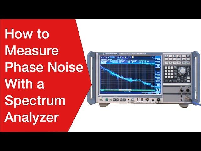 Measuring Phase Noise with a Spectrum Analyzer