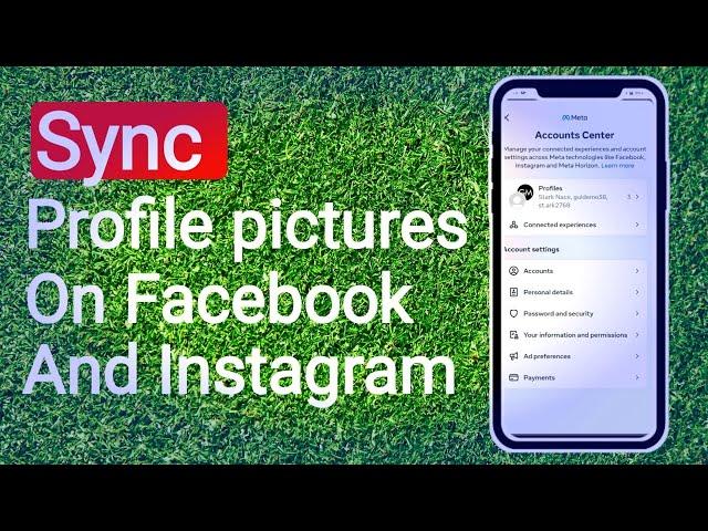 How To Sync Your Profile Pictures On Facebook and Instagram | Stark Nace Guide @aplguy @TrevorNace