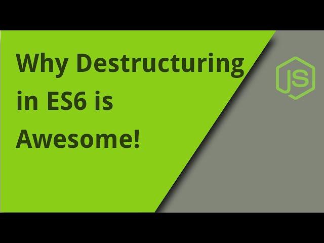 Why JS Developers Love Destructuring