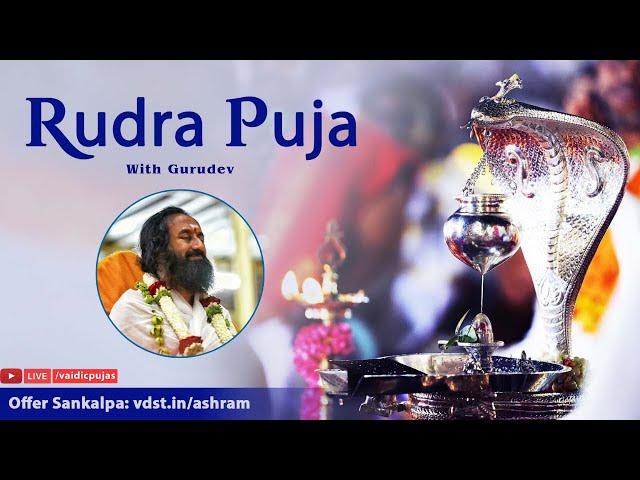 Monday Rudra Puja With Gurudev | 03 June 2024  | Live From VDS Bangalore Ashram