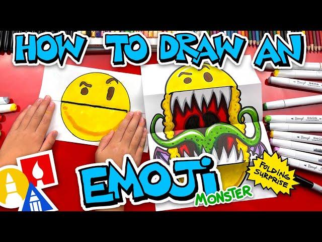 How To Draw An Emoji Monster - Folding Surprise