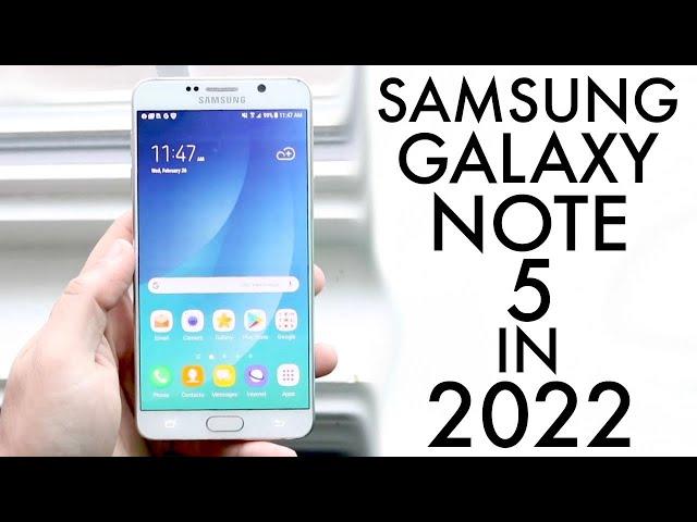 Samsung Galaxy Note 5 In 2022! (Review)