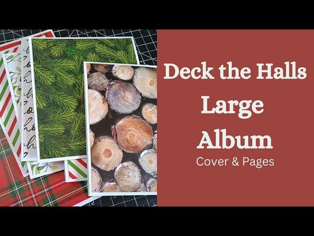 LIVE: Deck the Halls Large Album - Cover & Pages