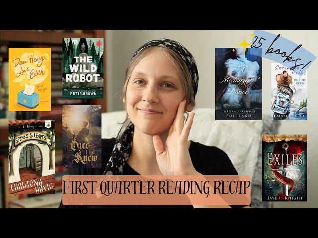 2024 First Quarter Reading Recap  Christian Fantasy, Mid-grade, Romance + more!