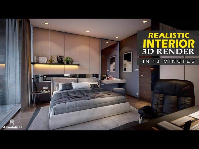 LUMION 10 RENDERING EXPERT SERIES#13 BEDROOM