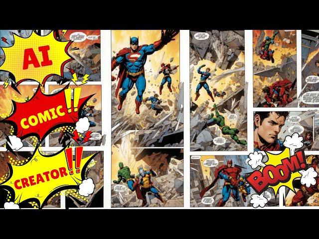 How To Create a Comic Book Free with AI | Step by Step Guideline