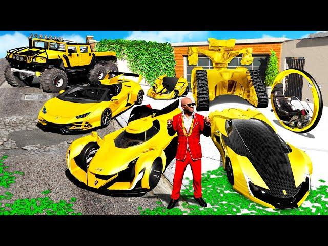 Collecting GOOGILLIONAIRE CARS in GTA 5!