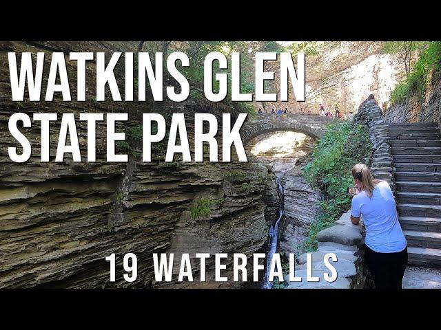 WATKINS GLEN STATE PARK // Hiking past 19 Waterfalls through a gorge in the Finger Lakes, New York