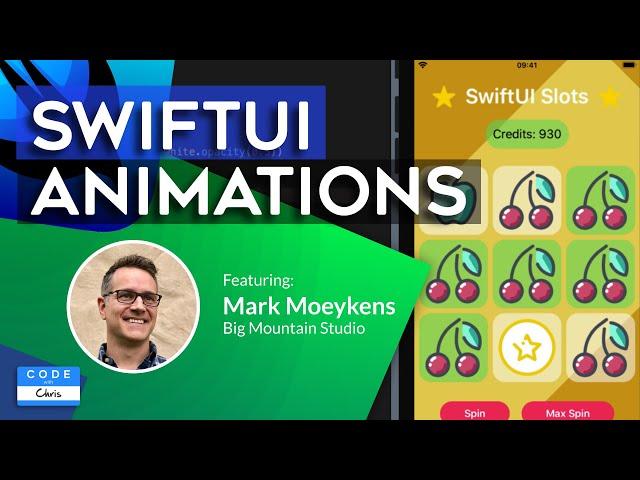 SwiftUI Animations - 3 Simple Techniques (ft. Mark Moeykens)