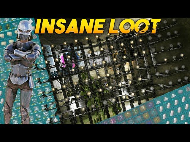 SOLO Raiding The Biggest Base For Slot Caps Of Insane Loot - ARK