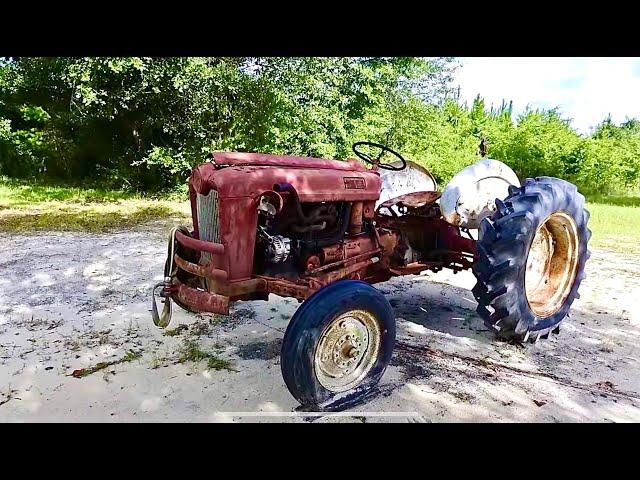 I RESCUED HER DADDY's RARE FORD Farm tractor!  Will it start?
