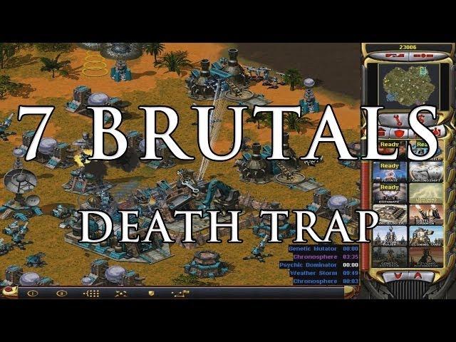 Red Alert 2 [YR]: 1 vs 7 Brutal Enemies [Death trap]