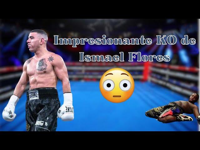 ¡¡WOW!! Ismael Flores noquea a su rival en el primer asalto de una forma espectacular 