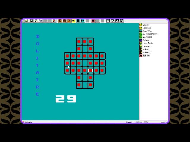 Solitaire ~ Retroachievements (Elektor TV Games Computer)