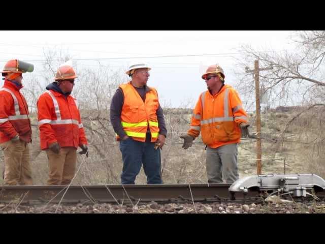 BNSF Railroad Track Maintenance Crew ~ Kingman AZ