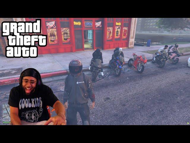 RIDING MOTORCYCLES IN GTA IS HILARIOUS lmaooo