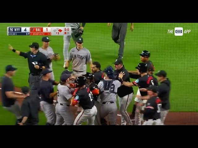 Yankees / Orioles Bench Brawl Fight! July 12, 2024