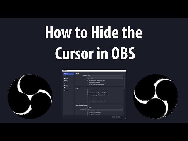 How to Hide Cursor in OBS